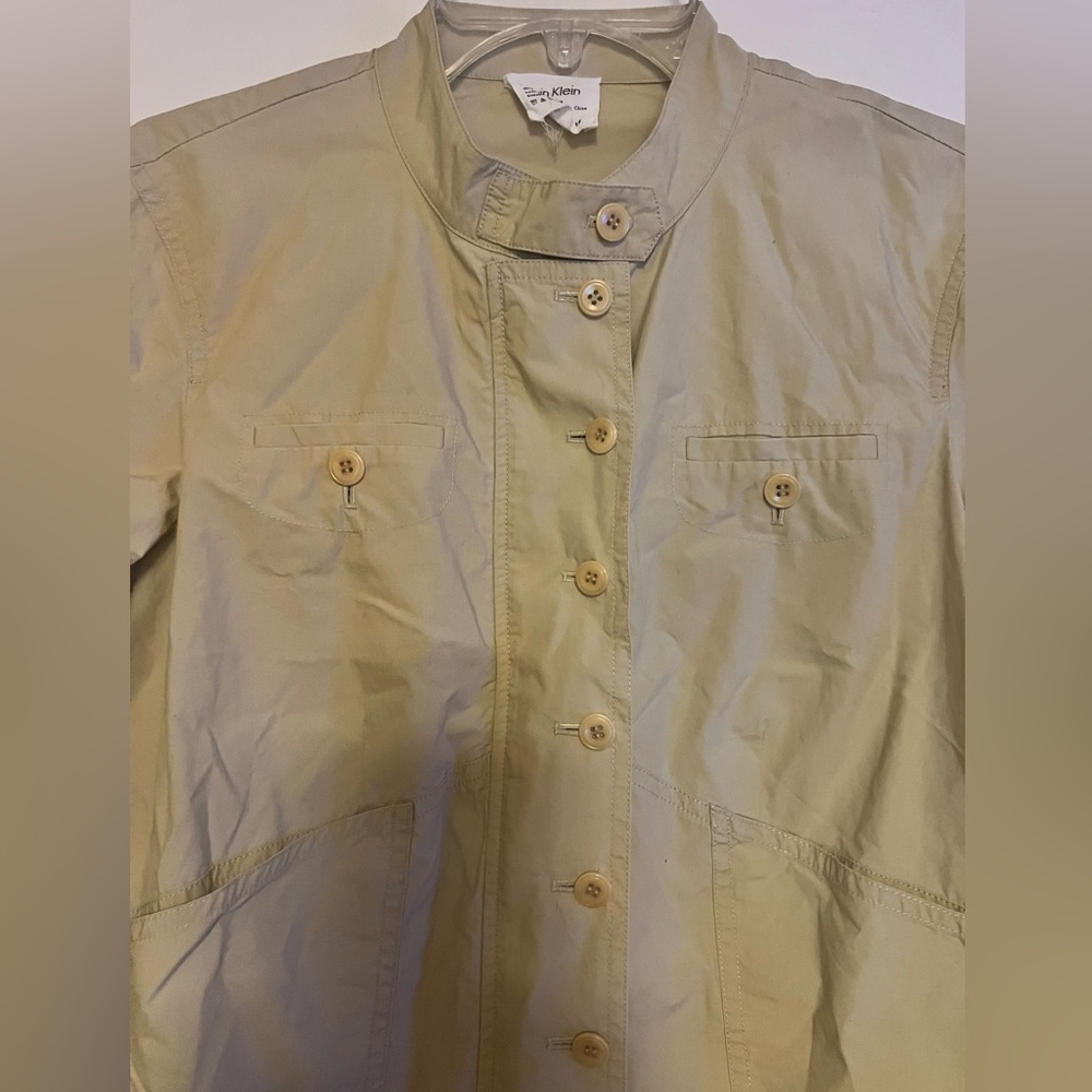 Calvin Klein Beige Utility Jacket